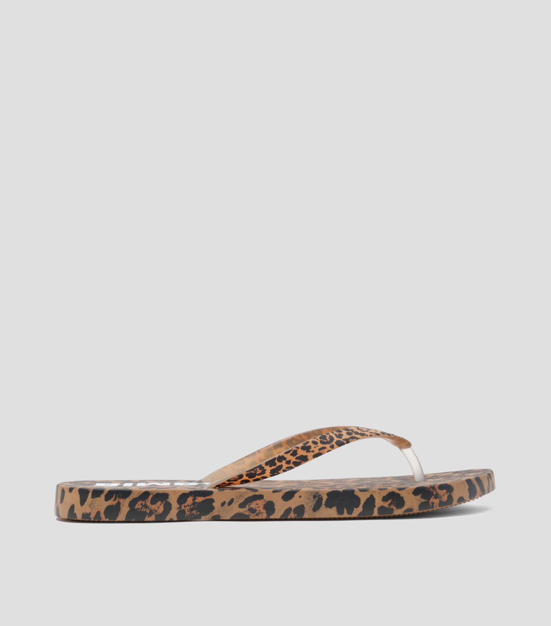 Sandalias flip flop Leopard natural Mujer